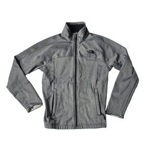 The North Face Canyon Flats Jacket Size Small Gray Full Zip Fleece